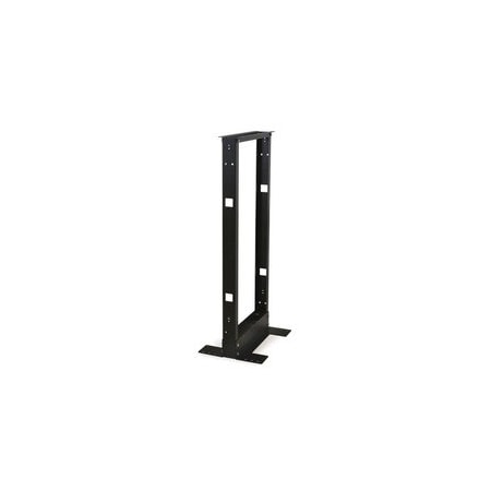Cable Wholesale 2-Post Relay Rack, 19 inch, 24U, Dimensions: 47.37 H x 20.81 W x 15.04 D inches 61R2-12024
